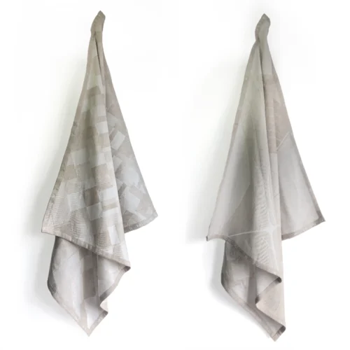 .flax tea towel set .christien meindertsma